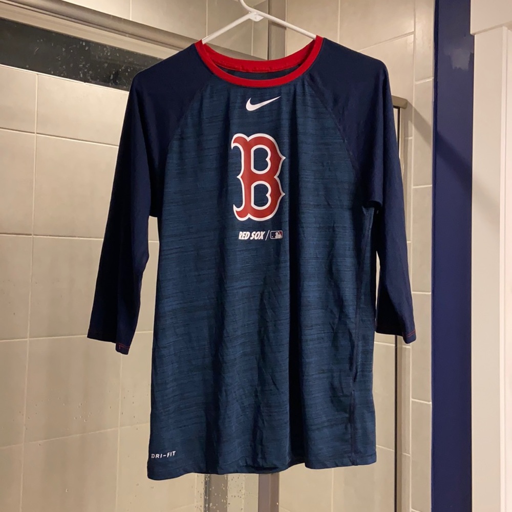 NIKE RED SOX 3/4 LS SHIRT